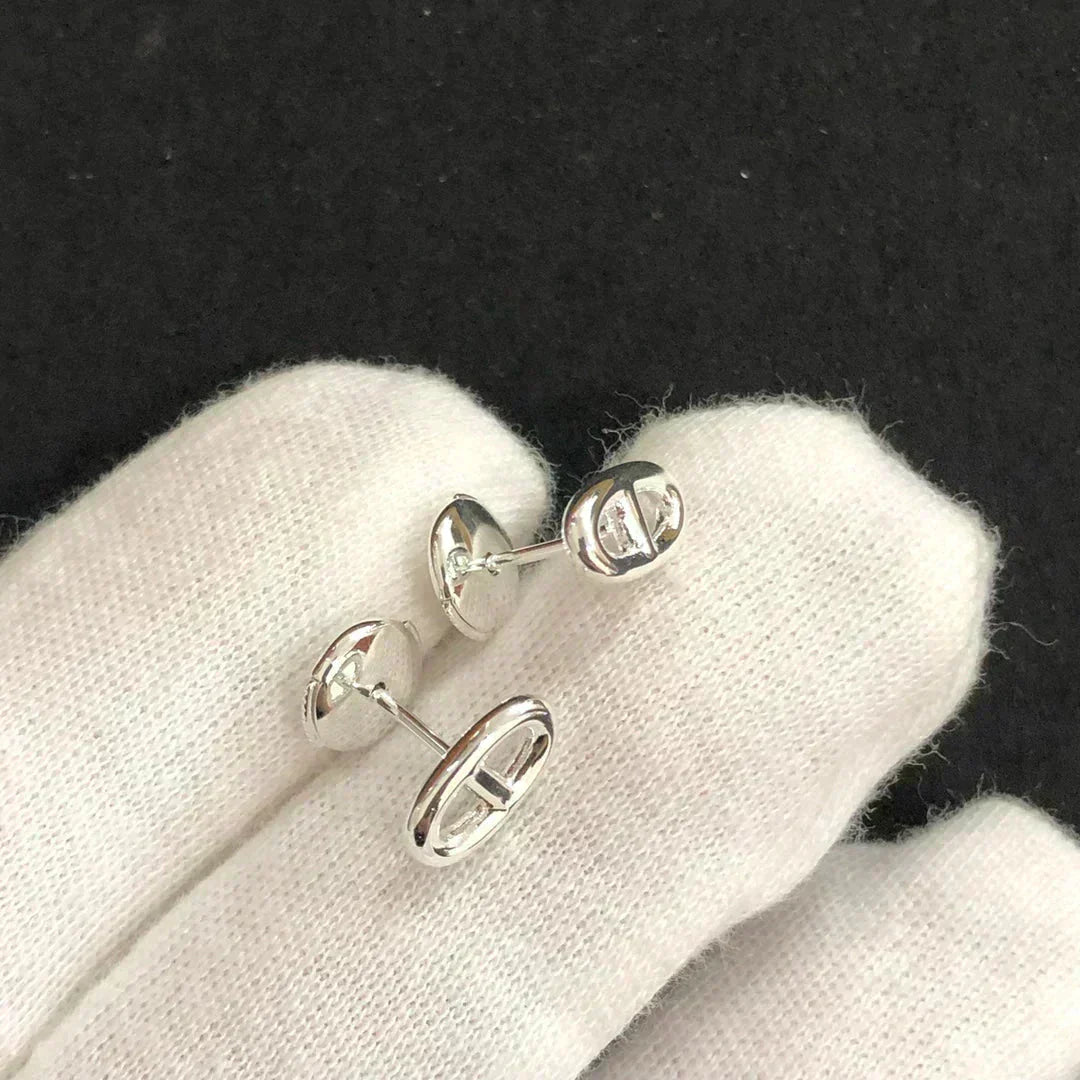 [：Polaidi Jewelry]CHAINE SMALL EARRINGS GOLD AND SILVER