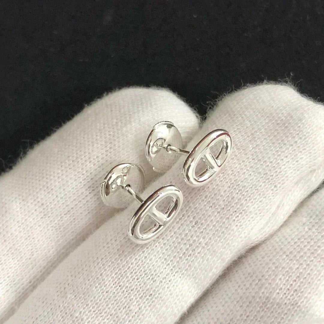 [：Polaidi Jewelry]CHAINE SMALL EARRINGS GOLD AND SILVER