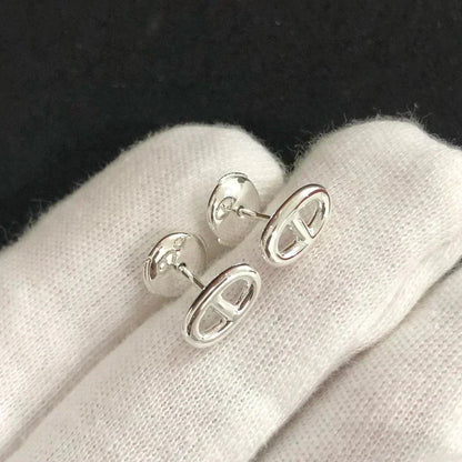 [Polaidi Jewelry]CHAINE SMALL EARRINGS GOLD AND SILVER