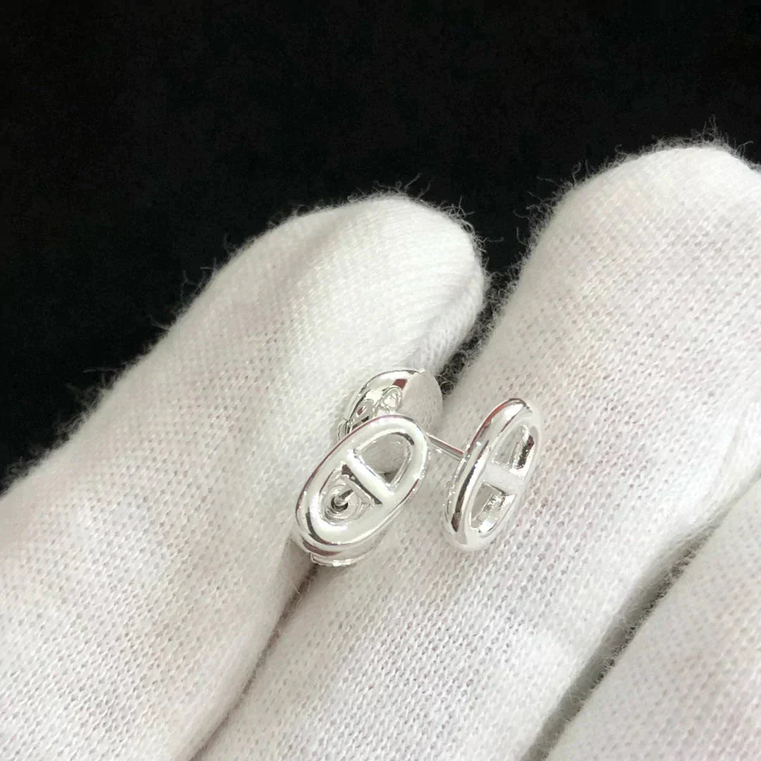 [：Polaidi Jewelry]CHAINE SMALL EARRINGS GOLD AND SILVER