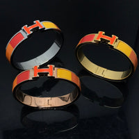 [Polaidi Jewelry ]H BRACELET ORANGE RAINBOW CERAMIC