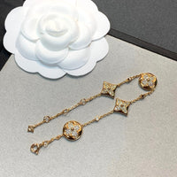 [Polaidi Jewelry ]STAR AND SUN 4 MOTIFS GOLD DIAMONDS BRACELET