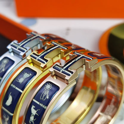 [Polaidi Jewelry]H COUVERTURES DARK BLUE BRACELET