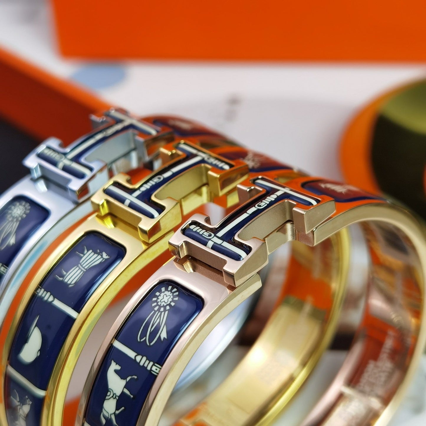 [：Polaidi Jewelry]H COUVERTURES DARK BLUE BRACELET