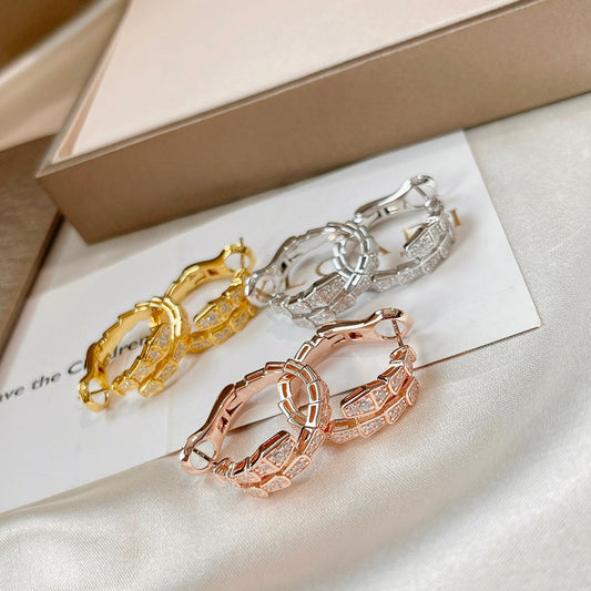 [Polaidi Jewelry]SERPENTI EARRINGS DIAMOND