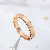[Polaidi Jewelry ]SERPENTI RING PINK GOLD  3MM