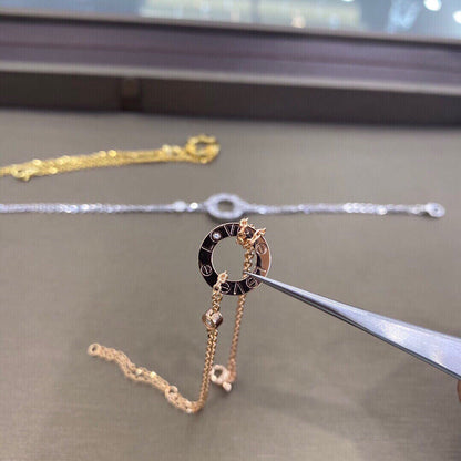 [：Polaidi Jewelry]LOVEブレスレット 2ダイヤモンド