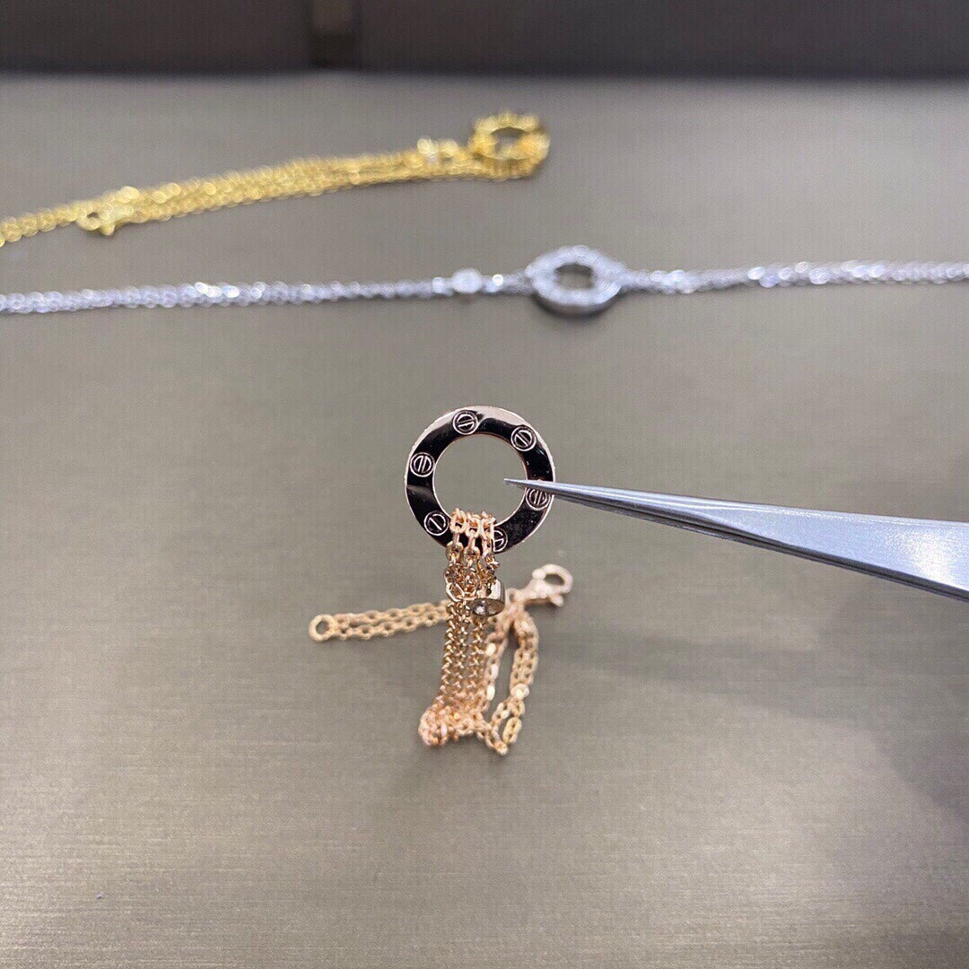 [：Polaidi Jewelry]LOVEブレスレット 2ダイヤモンド