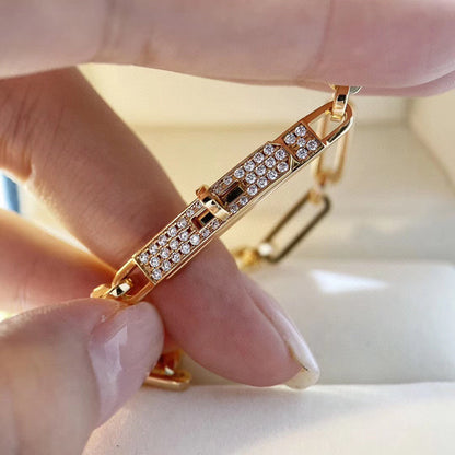 [Polaidi Jewelry]CHAINE BRACELET SMALL MODEL DIAMOND