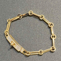 [Polaidi Jewelry ]CHAINE BRACELET SMALL MODEL DIAMOND