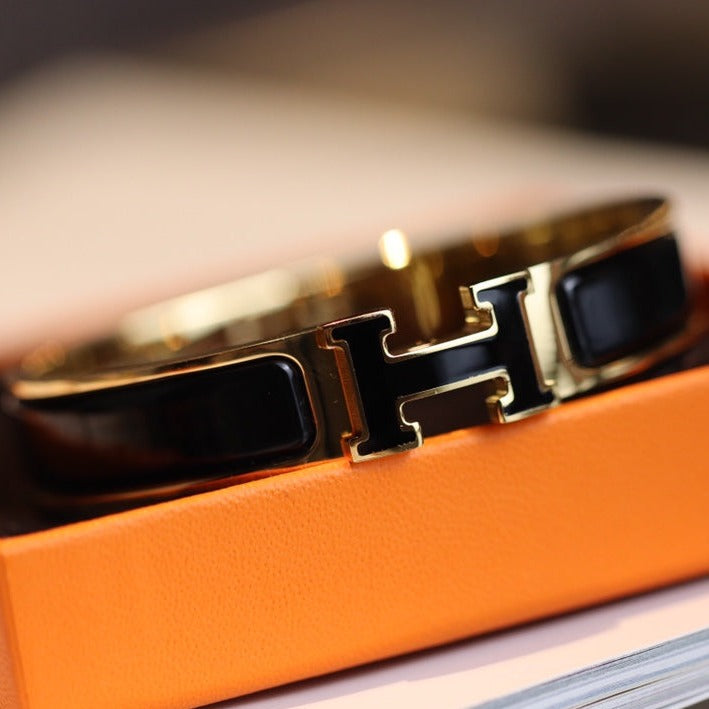 [：Polaidi Jewelry]H BRACELET 12MM GOLD