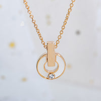 [Polaidi Jewelry ]GARI NECKLACE PINK GOLD MOP