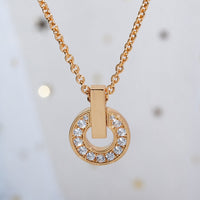 [Polaidi Jewelry ]GARI NECKLACE PINK GOLD DIAMOND