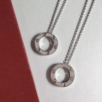 [Polaidi Jewelry ]LOVE NECKLACE ADJUSTABLE SILVER