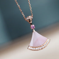 [Polaidi Jewelry ]DREAM NECKLACE PINK MOP DIAMOND