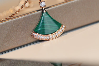 [Polaidi Jewelry]DREAM NECKLACE MALACHITE DIAMOND