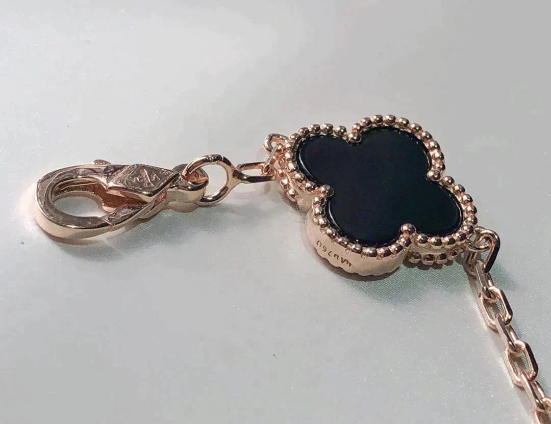 [Polaidi Jewelry]CLOVER 5 MOTIFS MULTICOLOR BRACELET