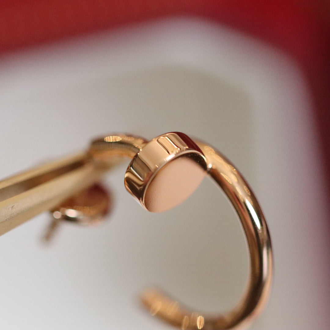 [：Polaidi Jewelry]JUSTE EARRINGS PINK GOLD