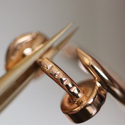 [：Polaidi Jewelry]JUSTE EARRINGS PINK GOLD
