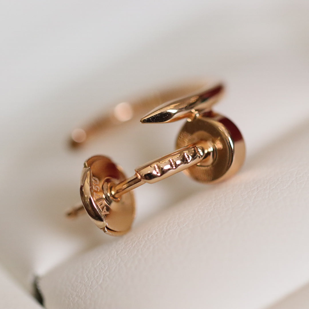 [Polaidi Jewelry]JUSTE EARRINGS PINK GOLD