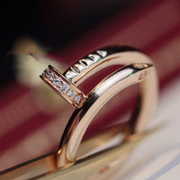 [Polaidi Jewelry ]JUSTE RING 2.65MM PINK GOLD DIAMOND