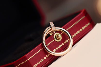 [：Polaidi Jewelry]JUSTE RING 2.65MM PINK GOLD DIAMOND