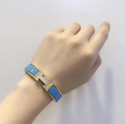 [：Polaidi Jewelry]H CLOUD BLUE BRACELET GOLD DIAMOND