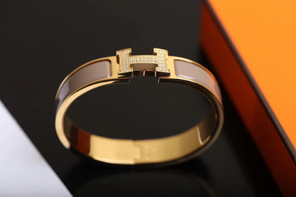 [Polaidi Jewelry]H BRACELET GOLD DIAMOND
