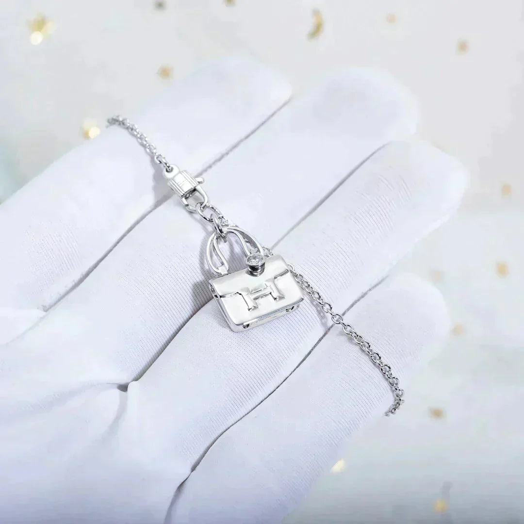 [Polaidi Jewelry]AMULETTE PEDANT SILVER NECKLACE
