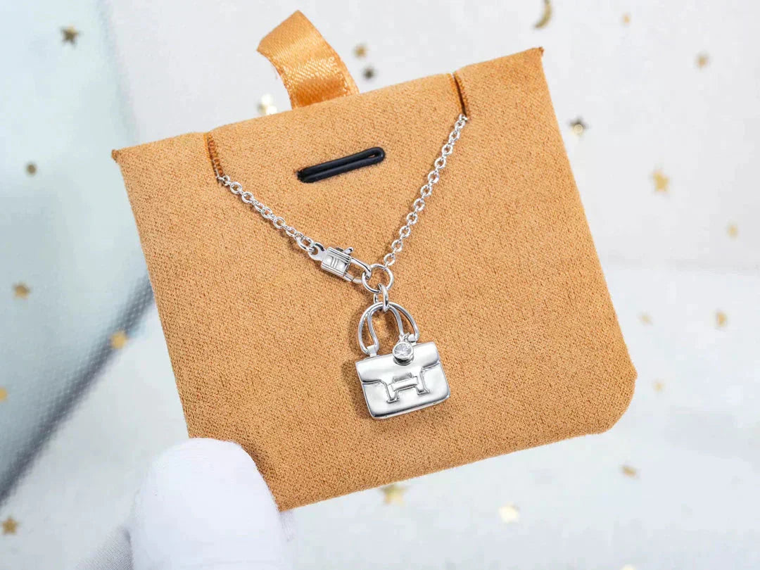 [Polaidi Jewelry]AMULETTE PEDANT SILVER NECKLACE