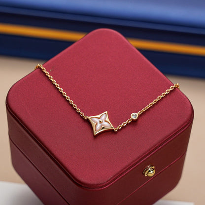 [：Polaidi Jewelry]STAR 1 DIAMOND PINK GOLD BRACELET