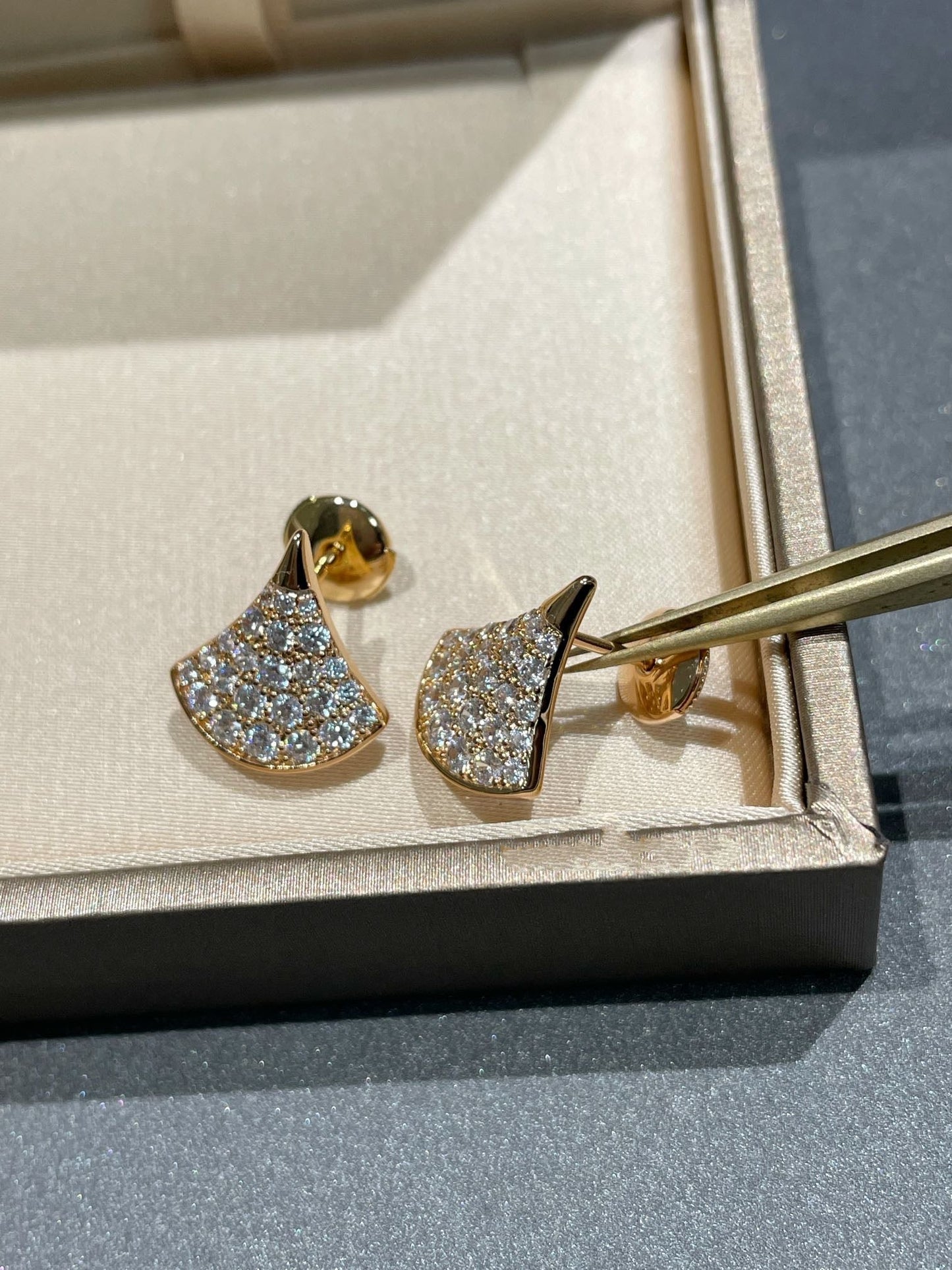 [Polaidi Jewelry]DREAM STUD EARRINGS DIAMOND