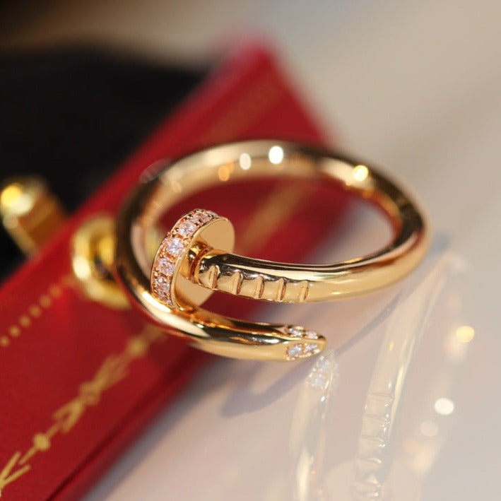 [Polaidi Jewelry]JUSTE RING 2.65MM GOLD DIAMOND