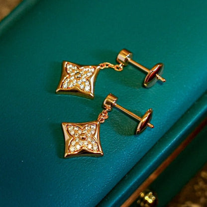 [Polaidi Jewelry]STAR DIAMONDS EARRINGS GOLD