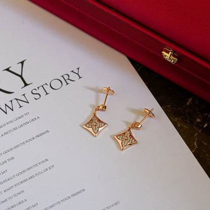 [：Polaidi Jewelry]STAR DIAMONDS EARRINGS GOLD