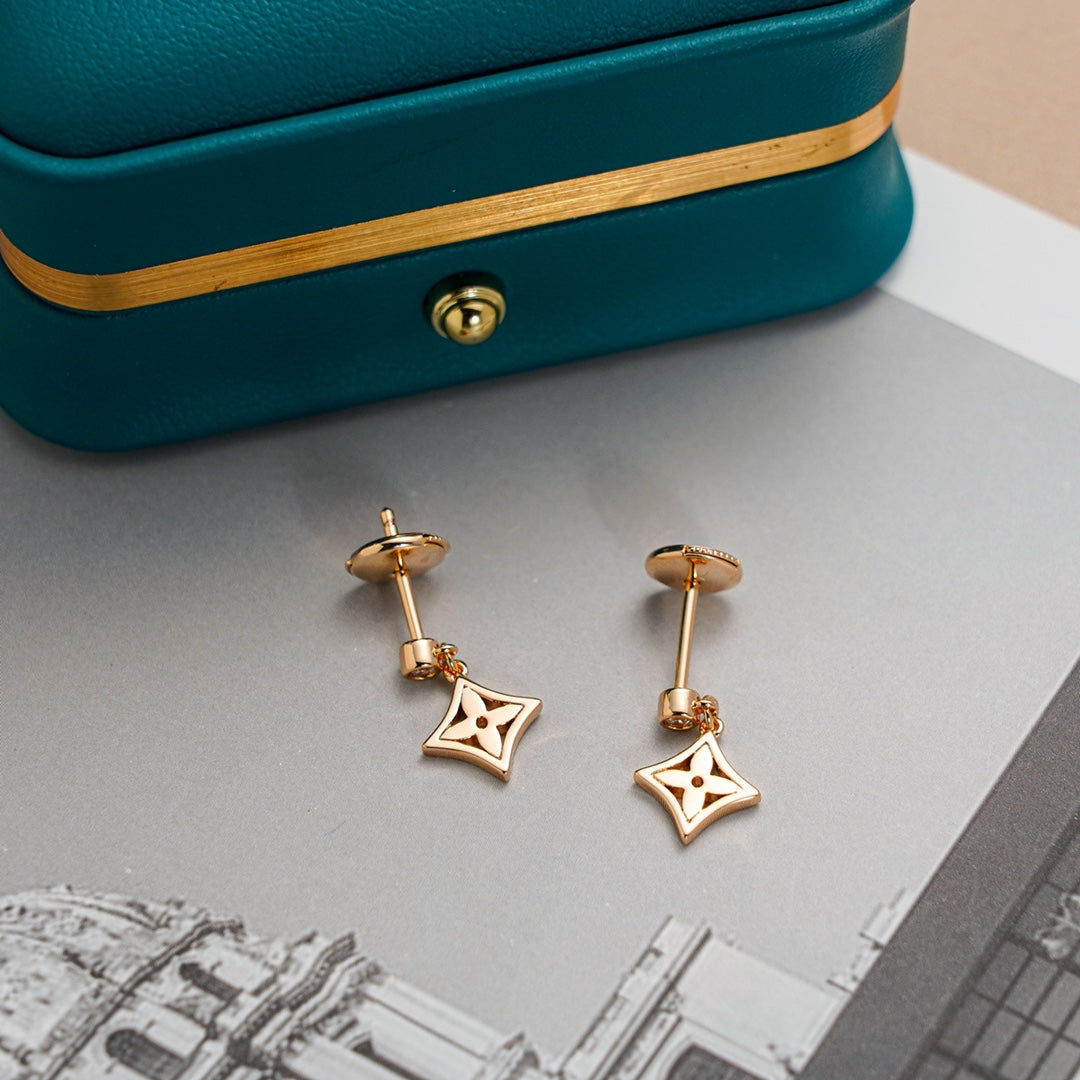 [：Polaidi Jewelry]STAR EARRINGS GOLD