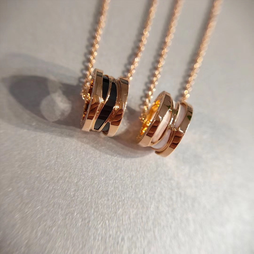 [Polaidi Jewelry]ZERO 1 NECKLACE PINK GOLD