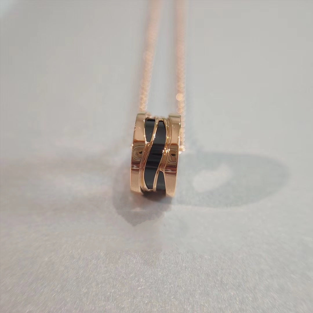[Polaidi Jewelry]ZERO 1 NECKLACE PINK GOLD