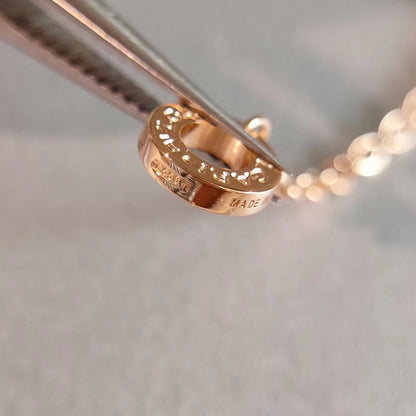 [Polaidi Jewelry]ZERO 1 NECKLACE PINK GOLD