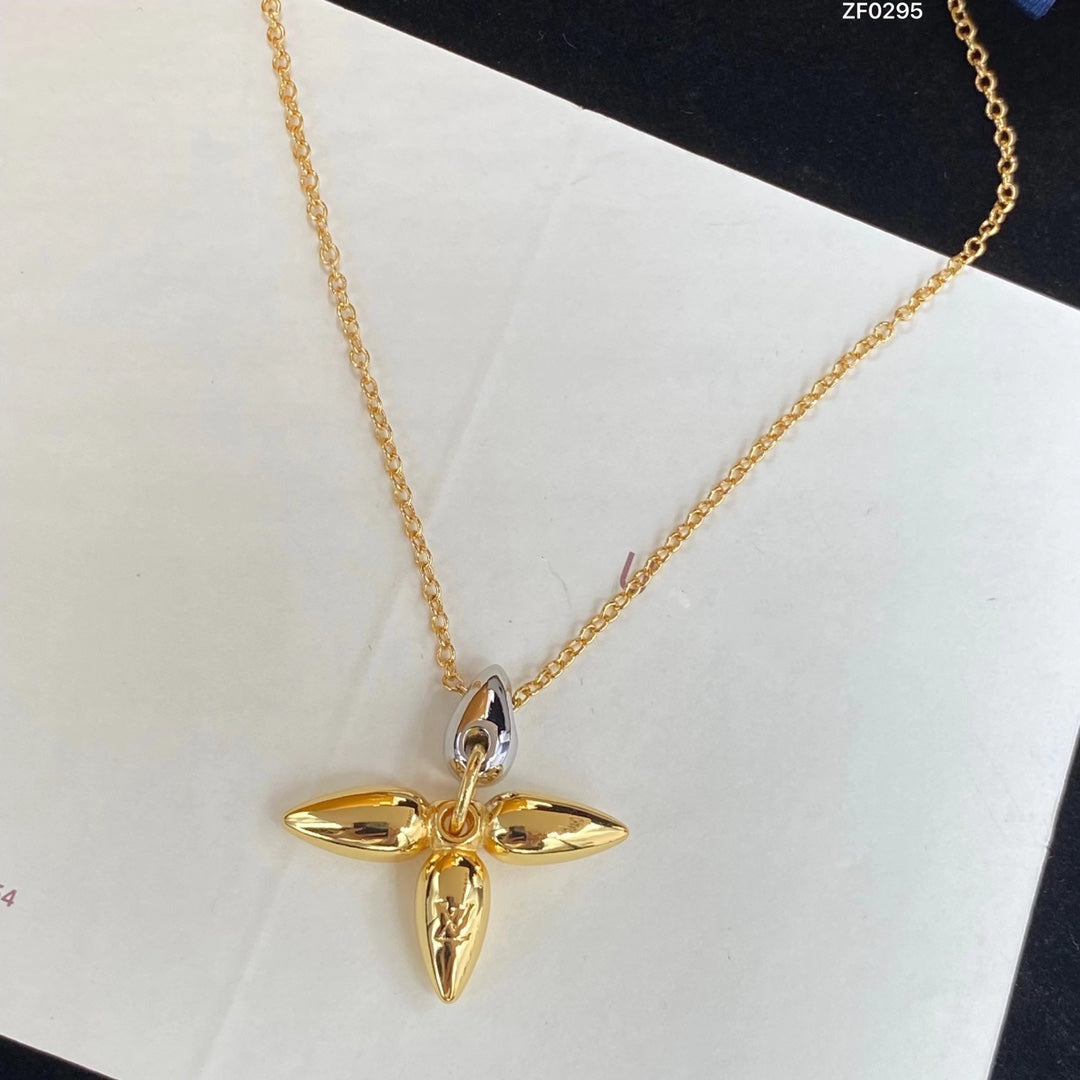 [：Polaidi Jewelry]LOUISETTE PEDANT GOLD NECKLACE