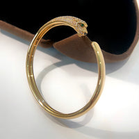 [Polaidi Jewelry ]PANTHERE GOLD DIAMOND OPEN BRACELET