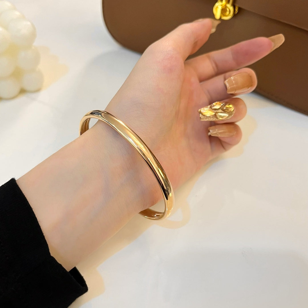 [Polaidi Jewelry]PANTHERE GOLD DIAMOND OPEN BRACELET