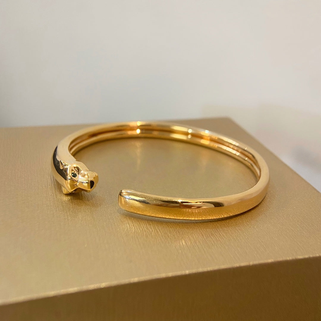 [：Polaidi Jewelry]PANTHERE GOLD OPEN BRACELET