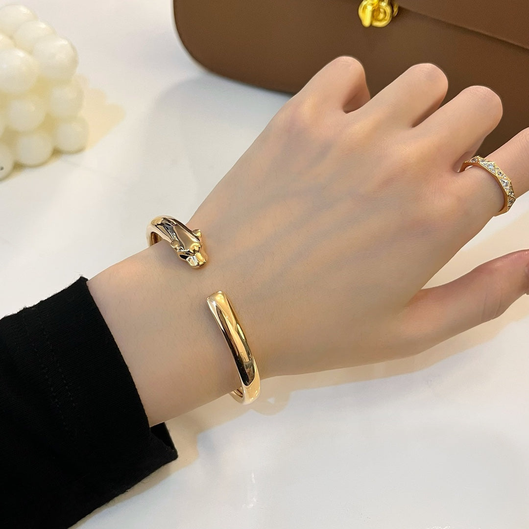 [Polaidi Jewelry]PANTHERE GOLD OPEN BRACELET