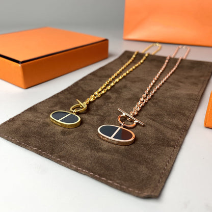 [Polaidi Jewelry]CHAINE VERSO BLACK CERAMIC NECKLACE