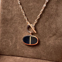 [Polaidi Jewelry ]CHAINE VERSO BLACK CERAMIC NECKLACE