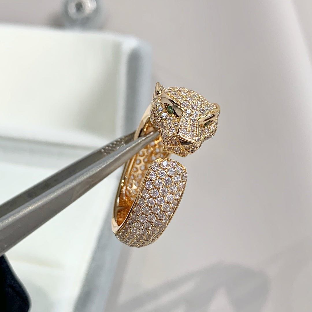 [：Polaidi Jewelry]PANTHERE PINK GOLD DIAMOND RING