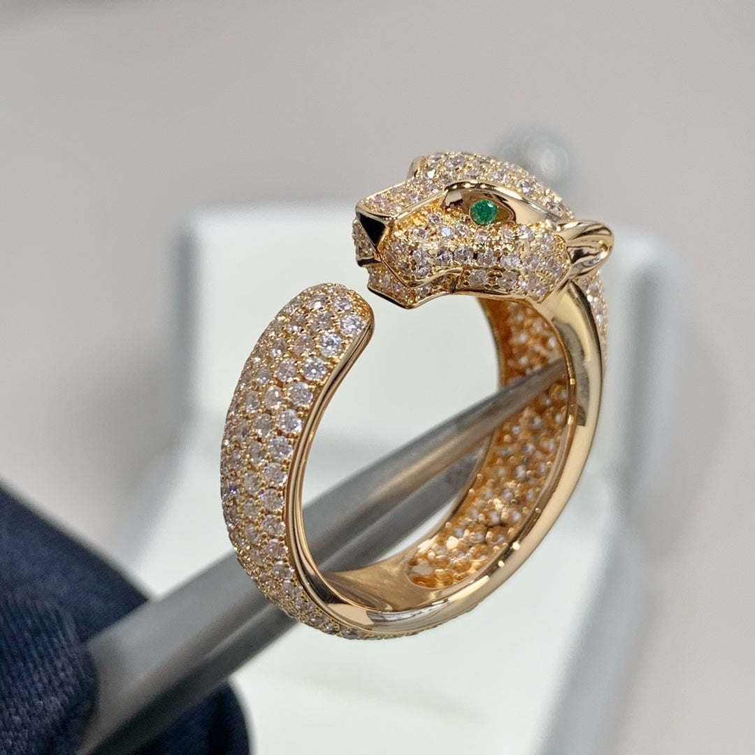 [：Polaidi Jewelry]PANTHERE PINK GOLD DIAMOND RING
