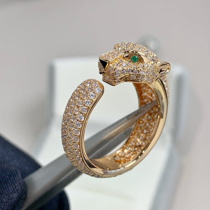 [：Polaidi Jewelry]PANTHERE PINK GOLD DIAMOND RING