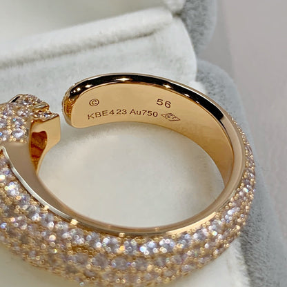 [Polaidi Jewelry]PANTHERE PINK GOLD DIAMOND RING